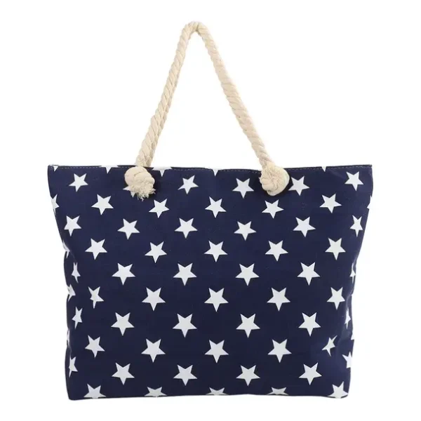 tote bag navy stars