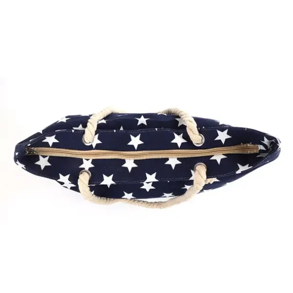 tote bag navy stars