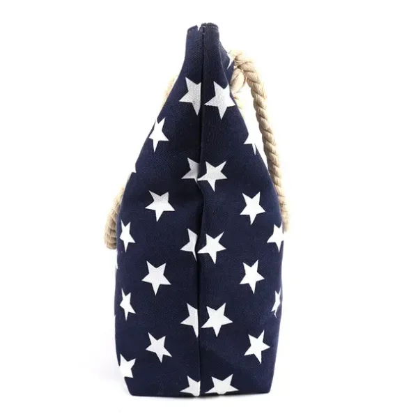 tote bag navy stars